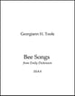 Bee Songs from Emily Dickinson SSAA choral sheet music cover